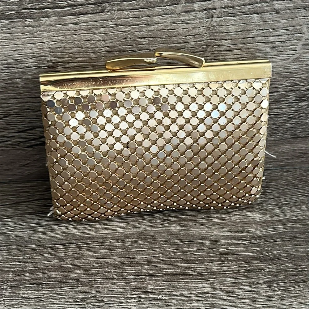 Glam Wallet Party Wedding Cocktail Gold Elegant Sophisticated Womens Luxury - Picture 2 of 8